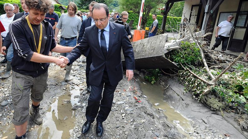 tulva Etelä-Ranska Hollande