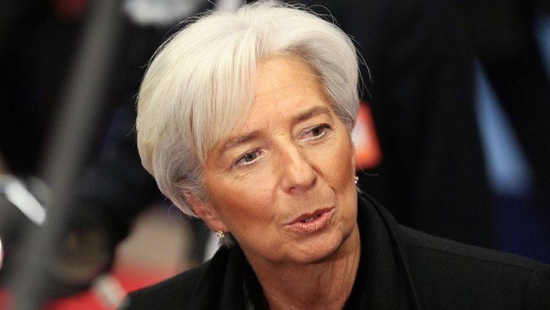 Director of the International Monetary Fund (IMF), Christine Lagarde, arrives for a European Finance Minister's Meeting on Greece at the European Council headquarters in Brussels, Belgium, 09 February 2012.