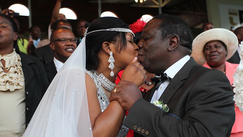 Zimbabwen pääministeri Morgan Tsvangirain ja Elizabeth Machekan häitä juhlittiin tänä viikonloppuna.