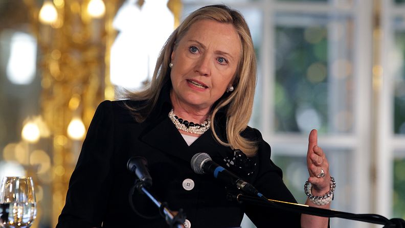 Yhdysvaltain ulkoministeri Hillary Clinton puhui naisten talousfoorumissa Venäjällä kesäkuussa 2012.