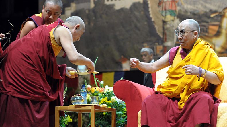 Dalai-lama vieraili espoossa 20.8.2011.