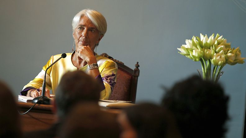 IMF:n johtaja Christine Lagarde Thaimassa 12. heinäkuuta.
