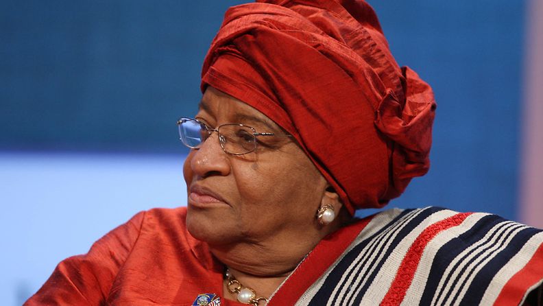Liberian presidentti Ellen Johnson Sirleaf palkittiin Nobelin rauhanpalkinnolla. Kuva: EPA