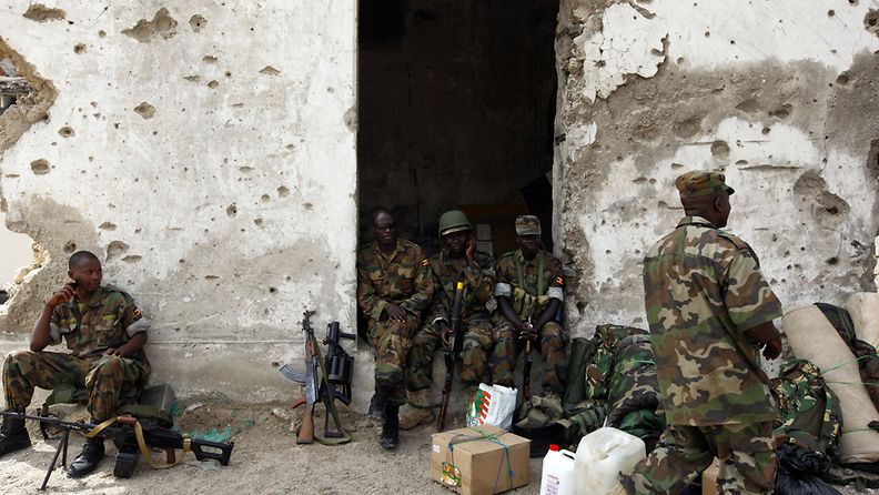 Mogadishussa on tuhansia Afrikan unionin rauhanturvaajia, joista valtaosa on Ugandasta.