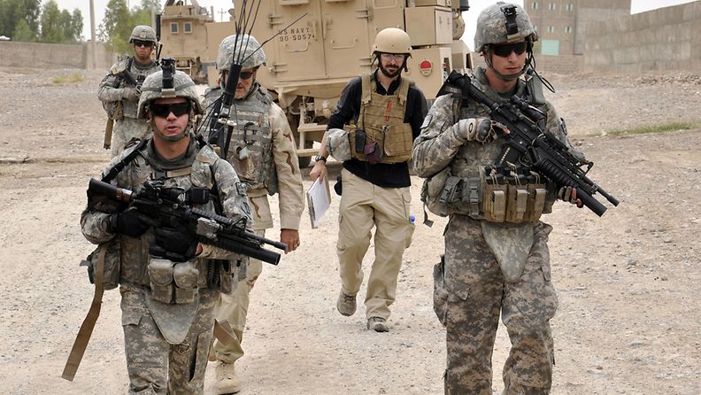 Yhdysvaltalaissotilaat partioivat Afganistanissa.