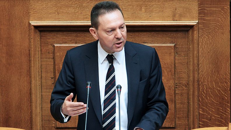 Kreikan valtiovarainministeri Yannis Stournaras
