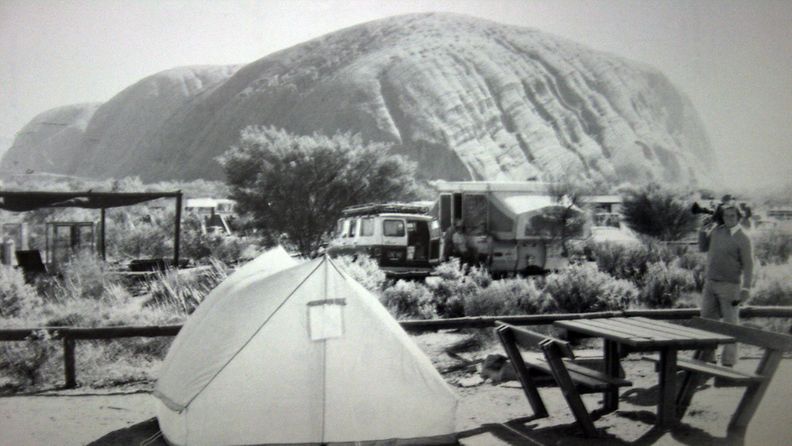 Teltta, josta Azaria Chamberlain väitetysti katosi.