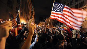 USA:ssa juhlitaan Osama bin Ladenin kuolemaa, 2.5.2011