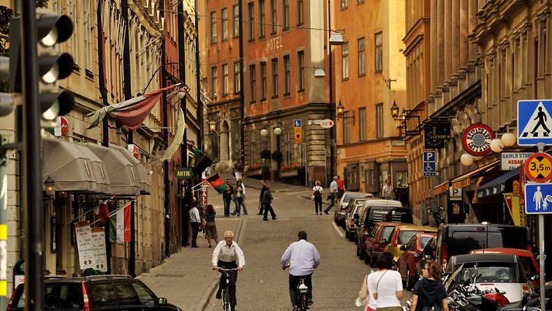 Tukholman kaupunkikuvaa.