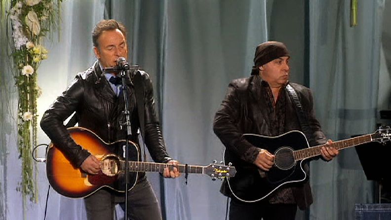 Bruce Springsteen ja  Steve van Zandt. 