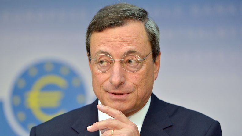 EKP:n Pääjohtaja Mario Draghi.