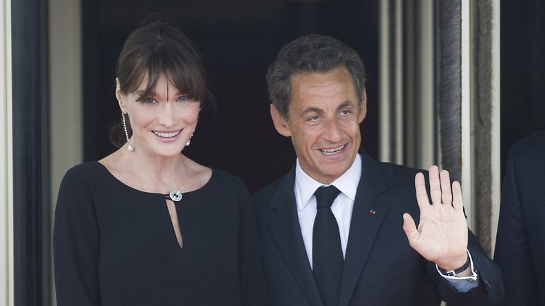 Nicolas Sarkozy ja Carla Bruni. 