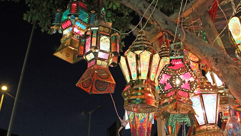 Lamppukauppa Kairossa