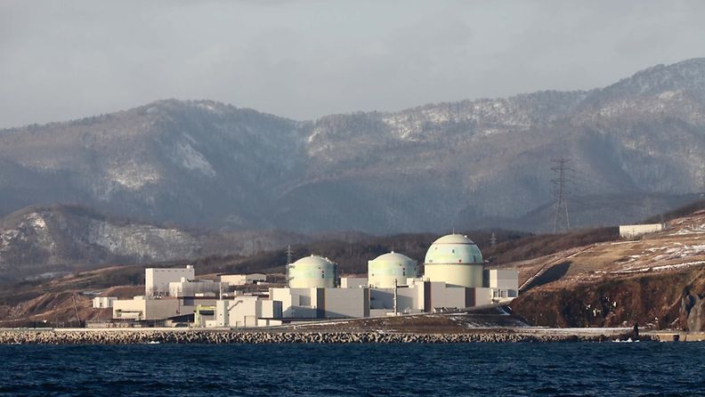 Ydinvoimalaitos Furuun kaupungissa Hokkaidon saarella Japanissa.