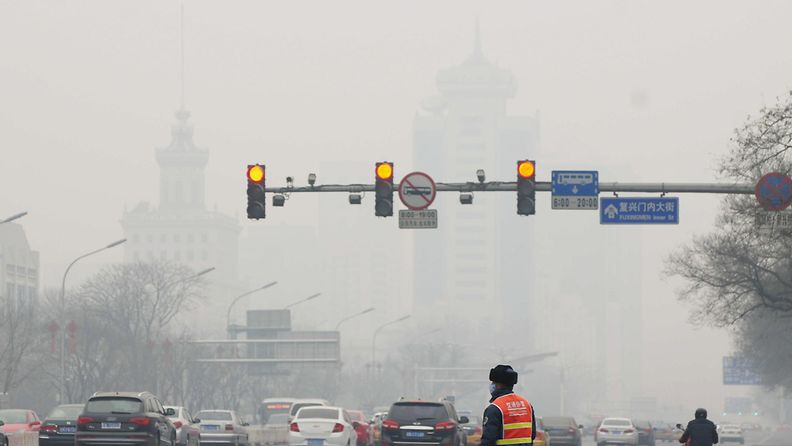 Peking, Kiina, saaste, savu, sumu