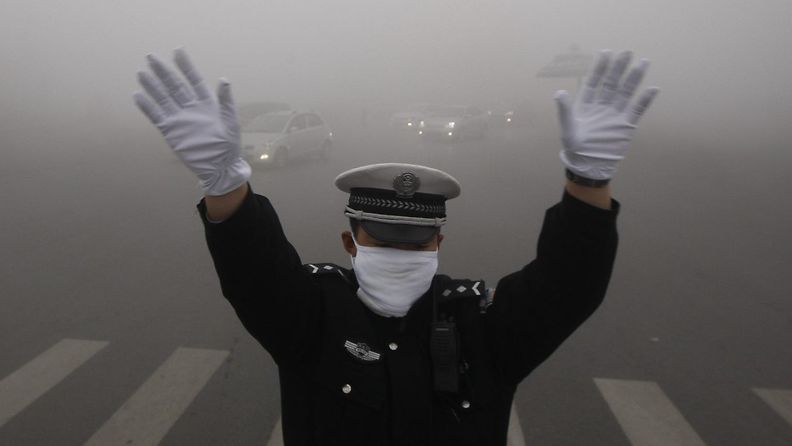 Peking,  Kiina, saaste, savu, sumu