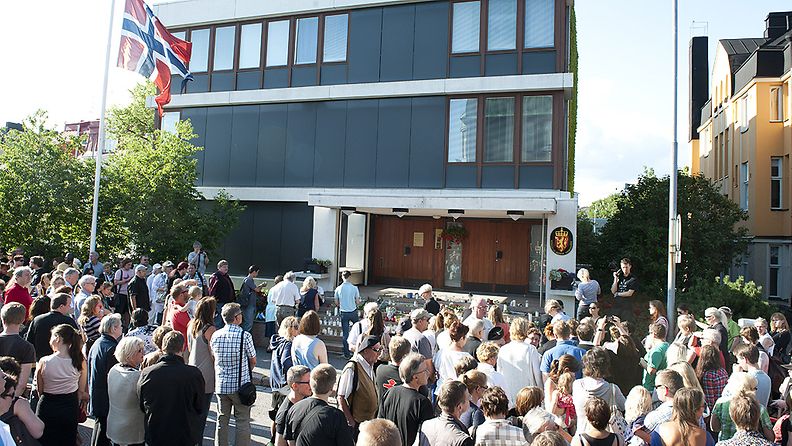 Norjan suurlähetystö Helsingissä.