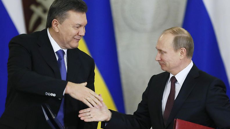 Viktor Janukovitsh ja Vladimir Putin 