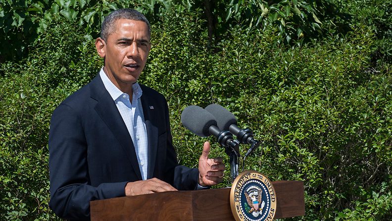 Obama otti kantaa Egyptin tilanteeseen kesken kesälomaansa Martha's Vineyard-saarella.