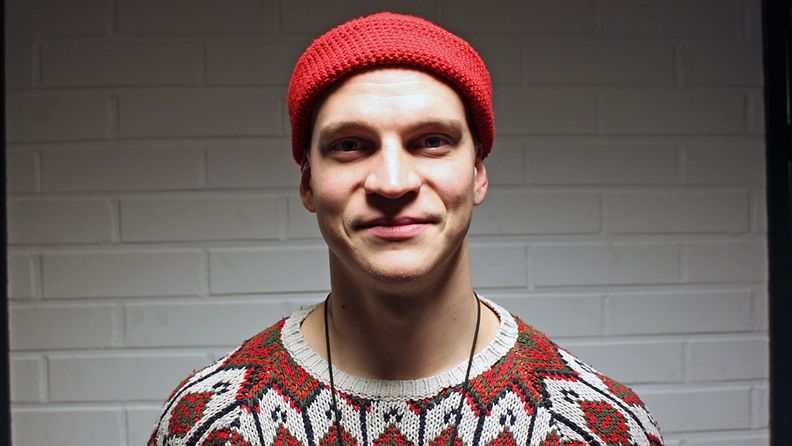 Riku Nieminen Putous-treeneissä 09.01.2014.