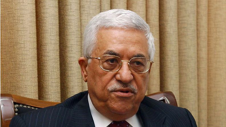 Palestiinalaisten presidentti Mahmud Abbas.