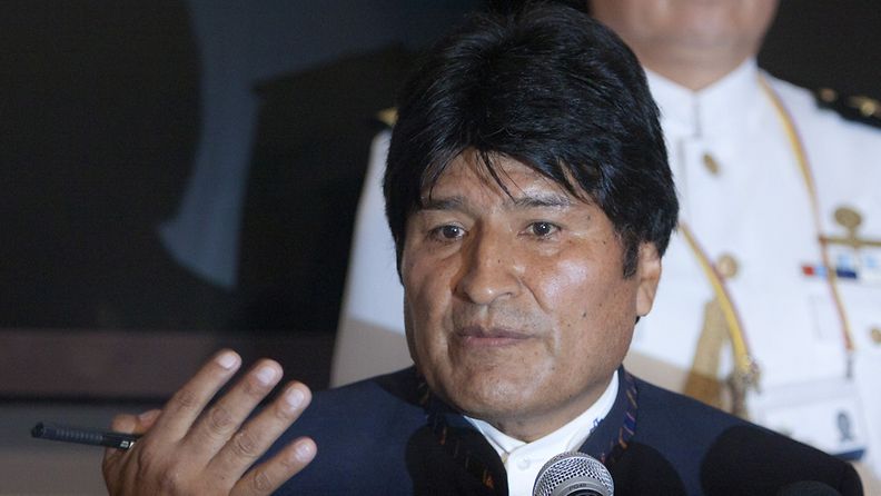 Bolivian presidentti Evo Morales