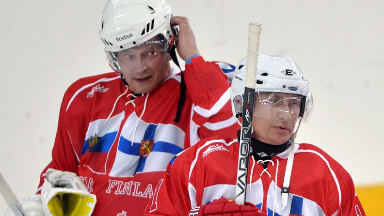 Niinistö ja Putin pelasivat ottelussa samalla puolella.