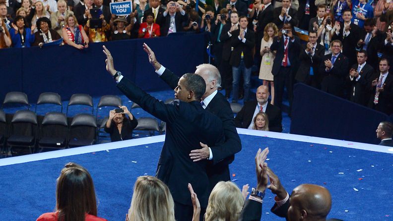 Yhdysvaltain presidentti Barack Obama on ottanut vastaan demokraattien presidenttiehdokkuuden. 
