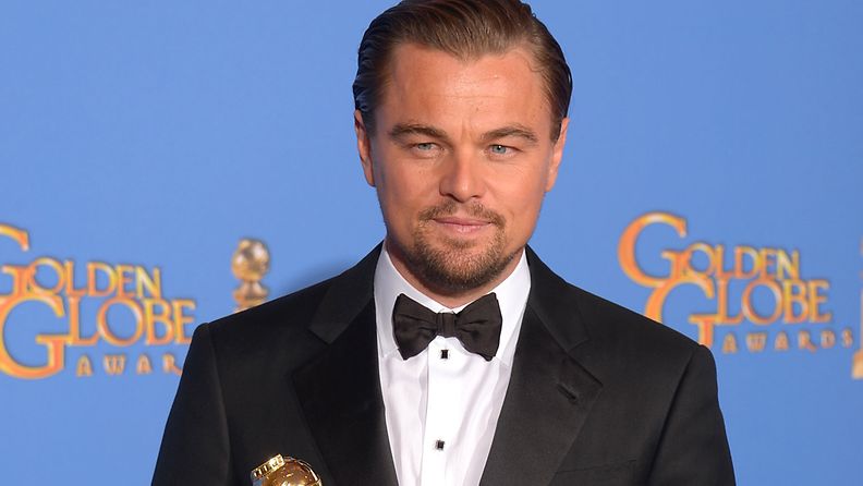 Leonardo DiCaprio palkittiin.