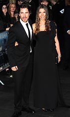 Christian Bale Yön ritarin paluu -elokuvan ensi-illassa vuonna 2012.