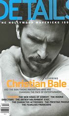 Christian Bale Details-lehden kannessa 2013.