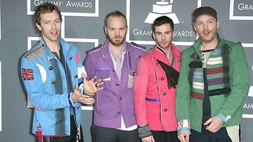 Coldplay toi väriä vuoden 2009 Grammy-gaalaan.