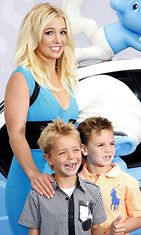 Britney Spears lastensa kanssa.