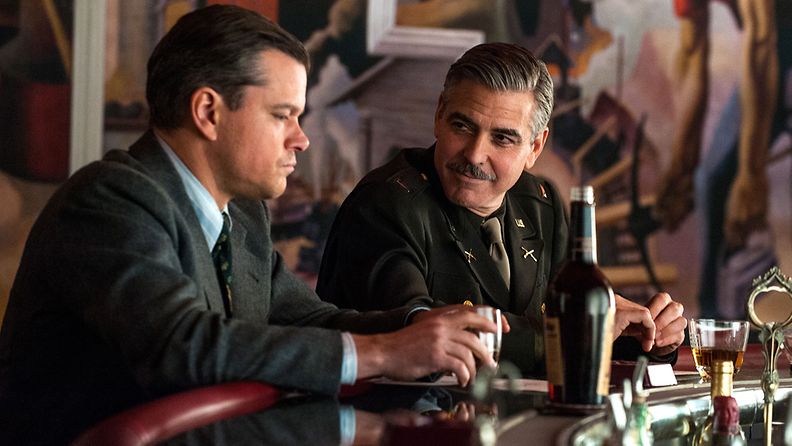 Matt Damon ja George Clooney nähdään The Monument Men -elokuvassa.