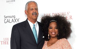Oprah miehensä Stedman Grahamin kanssa vuonna 2013.
