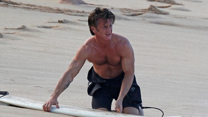 Sean Penn Havaijilla.
