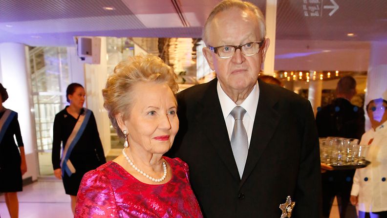 Eeva ja Martti Ahtisaari.