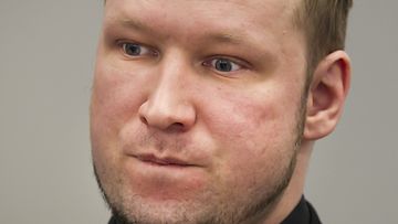 Anders Behring Breivik puolusti oikeudessa selväjärkisyyttään 20. huhtikuuta 2012.