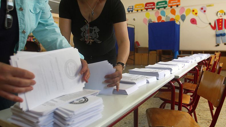 Kreikkalaiset ovat äänestäneet tänään parlamenttivaaleissa.