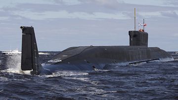 Venäjän uusin ydinsukellusvene Yuri Dolgoruki kuuluu neljännen sukupolven Borei -luokkaan. Yuri Dolgoruki teki koepurjehduksensa keväällä 2009. Kuva: Epa.