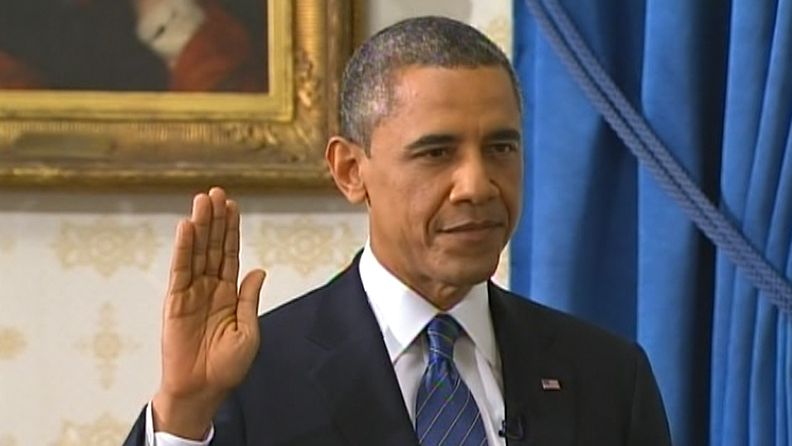 Obama vannoi toisen kautensa virkavalan.