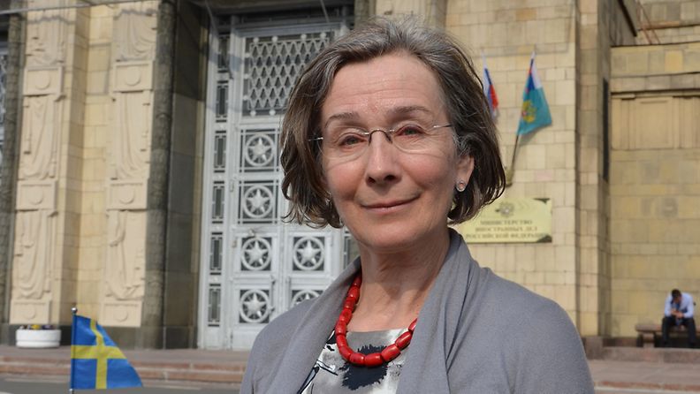 Ruotsin Moskovan-suurlähettiläs Veronika Bard-Bringéus 13.5.2013.