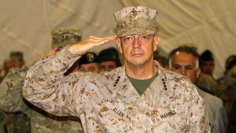 Yhdysvaltain Afganistanin-komentaja kenraali John Allen.