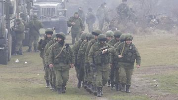 Krim ukraina venäjä joukot sotilaat sotilas