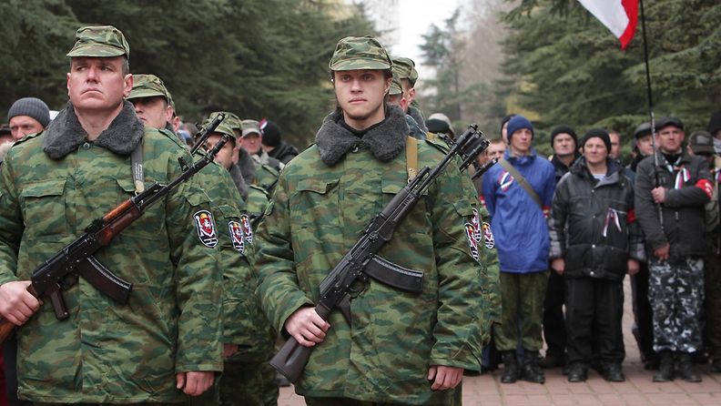 ukraina krim venäjä maanpuolustusjoukot 8.3.2014