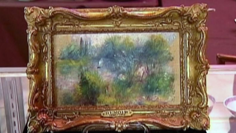 Renoirin Maisema Seinen rannalta -maalaus löytyi kirpputorilta pari vuotta sitten. 