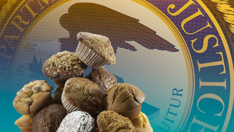 Yhdysvaltain oikeusministeriötä moititaan liian kalliiden muffinien tarjoilemisesta. 