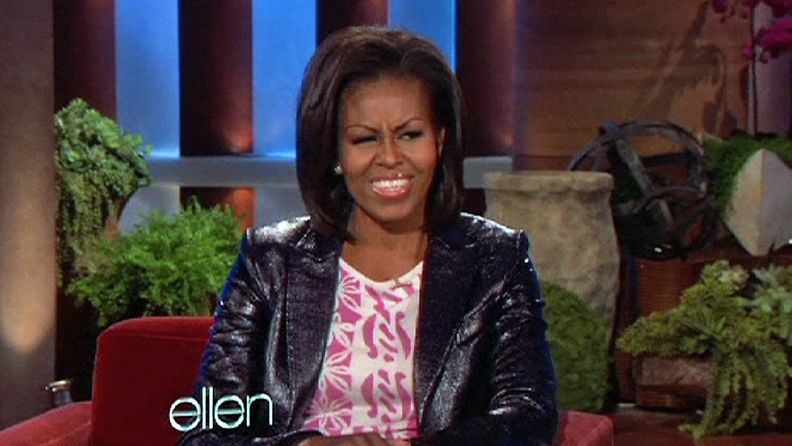 Michelle Obama Ellen de Generes -showssa.