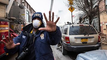 Harlemin taloräjähdys kylvi tuhoa New Yorkissa Yhdysvalloissa 12. maaliskuuta 2014.. (4)