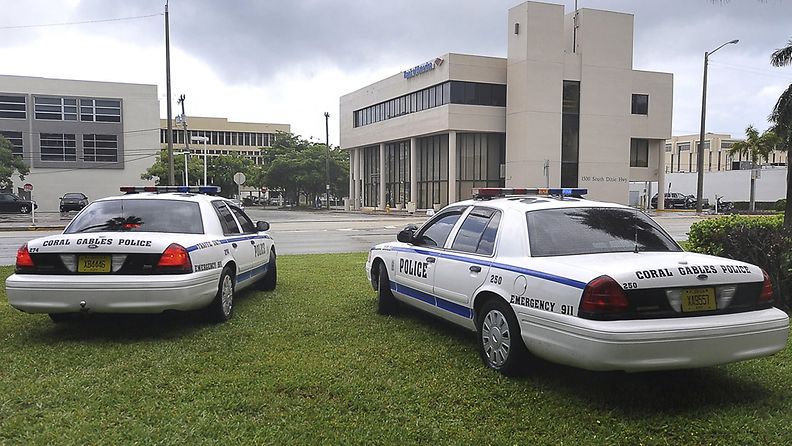 Poliiseja Miamissa Floridassa